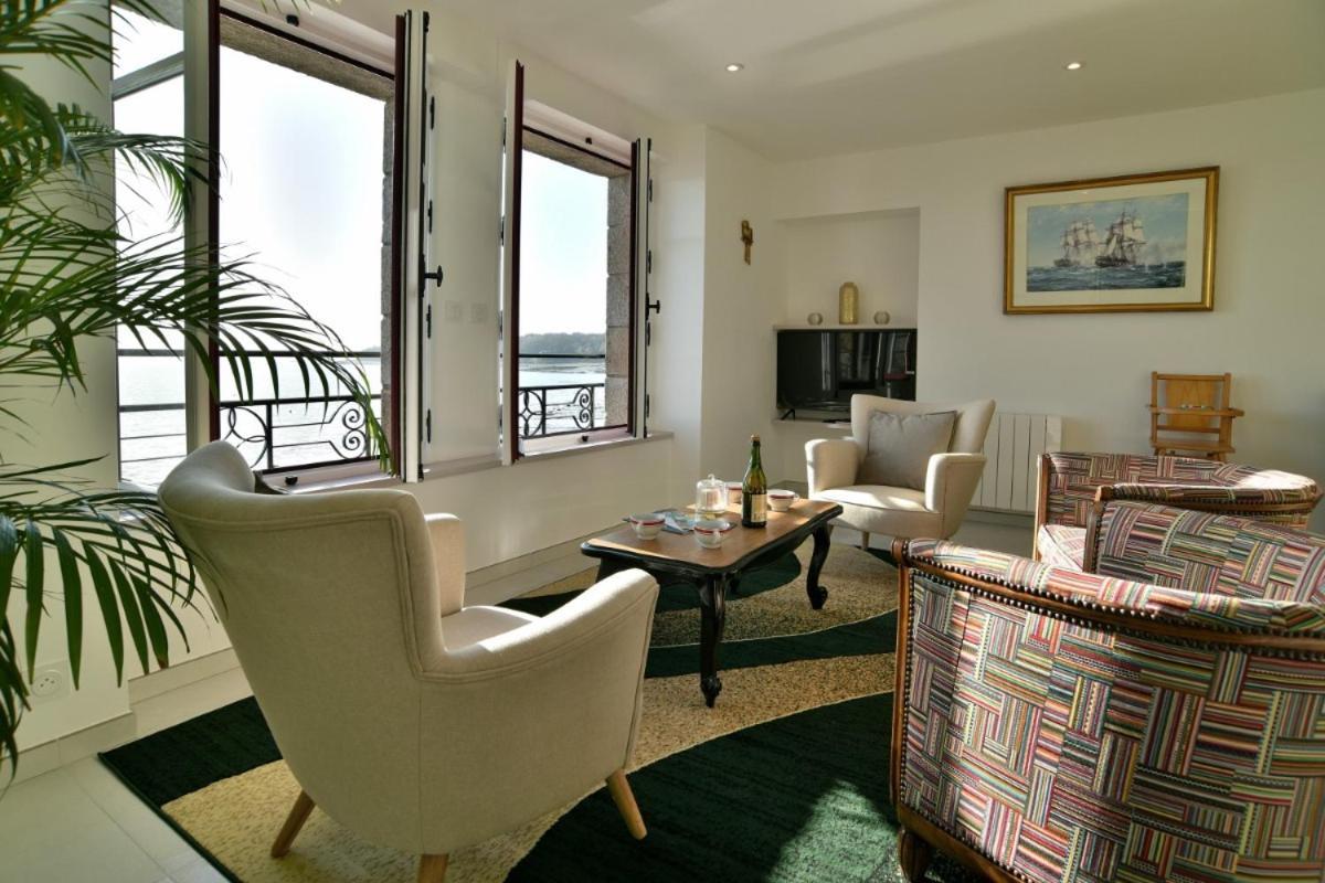 L Ostra 1, Appartement Haut Standing Front De Mer A Cancale Sur Le Port De La Houle Eksteriør billede